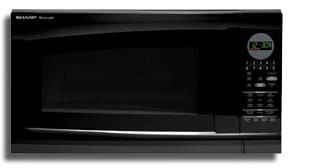 Sharp R520LK 2.0 Cu. Ft. Full-Size Microwave Oven with 1,200 Cooking ...