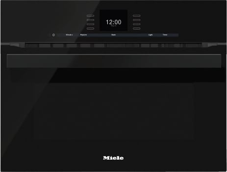 Miele H6600bmobsw 24 Inch Single Electric Sd Oven With Convection Miele Pureline Sensortronic Series H6600bmobsw 24 Sd Oven In Obsidian Black