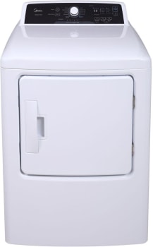 Midea MLE41N1AWW 27 Inch Electric Dryer with 6.7 Cu. Ft. Large