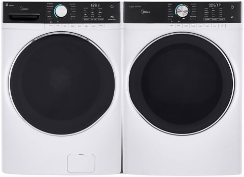 Midea MIDWADREWW45N1 - Washer with paired Dryer in White