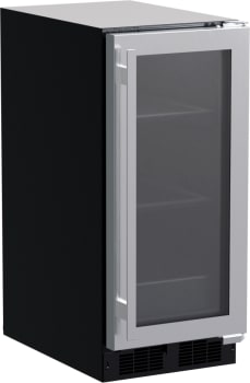 MARVEL MLRE215SG01A 15-In Built-In Refrigerator with Door Style - Stainless Steel Frame Glass