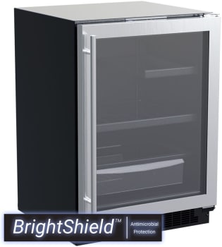 Marvel MLRE224SG81A - 24 Inch Marvel Refrigerator with BrightShield