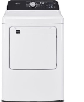 Midea MLTG45N4BWW - 27 Inch Gas Smart Dryer