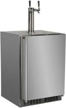 Marvel Outdoor Collection MOKR124SSB1A - 24 Inch Outdoor Built-In Beverage Dispenser in Angled View