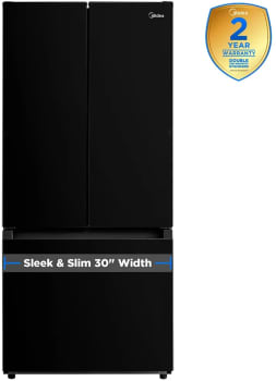 Midea MRF18B4ABB - 30 Inch Freestanding French Door Refrigerator