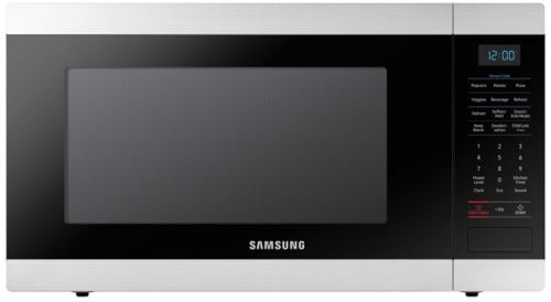 Samsung MS19M8000AS - Stainless Steel Front View