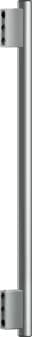 Thermador MS22HNDL25 - 25" Masterpiece Undercounter Refrigerator Door Handle