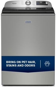 Maytag MTW7200RR - 27 Inch Smart Pet Pro Top Load Washer with 5.3 cu ft. Capacity