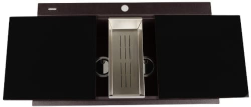 Nantucket Sinks Plymouth Collection PR3420PSBR - 34 Inch Top Mount Double Bowl Kitchen Sink with 8 3/4 Inch Bowl Depth