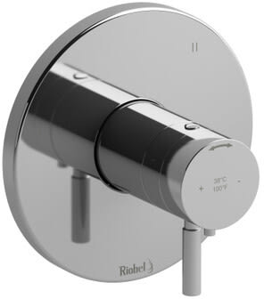 Rohl RIU™ TRUTM45C - Riu™ Single Lever Handle Thermostatic & Pressure Balance Trim with 5 Functions (Shared) in Chrome
