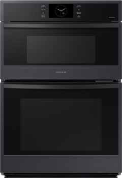 30 Smart Microwave Combination Wall Oven with Steam Cook in Black  Stainless Steel Wall Oven - NQ70M6650DG/AA | Samsung US