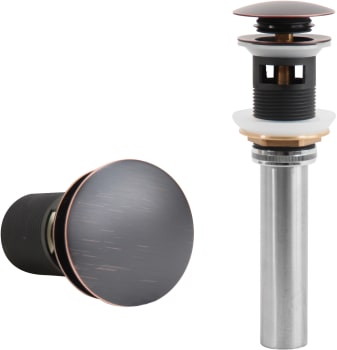 Nantucket Sinks NSUDORBOF - Oil Rubbed Bronze Finish Umbrella Drain With Overflow
