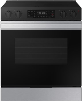 Samsung BESPOKE NSE6DG8300SR - 30 Inch Slide-In Electric Smart Range