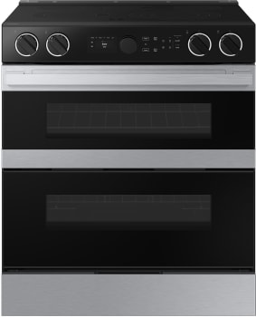 Samsung BESPOKE NSE6DG8550SR - 30 Inch Slide-In Electric Smart Range
