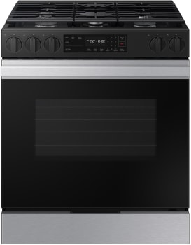 Samsung BESPOKE NSG6DG8100SR - 30 Inch Smart Slide-In Gas Range