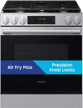 Samsung BESPOKE NSG70H60SR - 30 Inch Slide-In Gas Smart Range