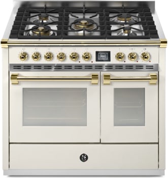 Steel Cucine Ascot Series AQY10SF4MNAO - 40 Inch Freestanding Dual Fuel Range
