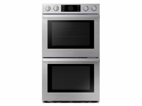 Samsung Nv51m9770ds 30 Inch Smart Electric Double Wall Oven With Wi Fi Flex Duo Upper 5 1 5 1 Cu Ft Capacity Steam Cook Dual Convection Blue Led Knobs Chef Modes Soft Close Door