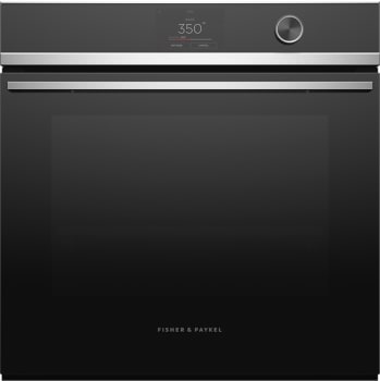 Fisher & Paykel Series 9 Contemporary Series OB24SDPTDX2 - 24 Inch Single Convection Smart Electric Wall Oven with 3 cu. ft. Oven Capacity (Front View)