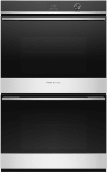 Fisher Paykel OB30DDPTDX1 30 Inch Double Convection Smart Electric Wall Oven with 8.2 Cu. Ft. Total Capacity Self Clean Technology Aero Bake Air Fry Dehydrate Maxi Broil Rapid Proof True Aero Warm