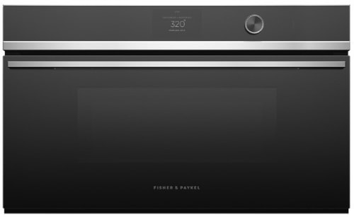 Fisher Paykel OM30NDTDX1 30 Inch Single Convection Speed Smart Electric Wall Oven with 1.7 cu. ft. Total Capacity 5 Touchscreen Display Wired Temperature Sensor and 22 Function
