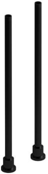 Rohl TU26BK - 26 Inch High Floor Mount Riser Pair in Black