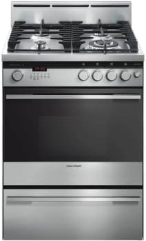 Fisher & Paykel OR24SDPWGX2 - 24" Dual Fuel Range with 4 Gas Burners and 1.86 cu. ft. Capacity