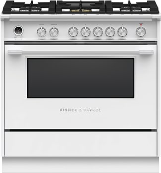 Fisher & Paykel Series 9 OR36SCG6W1 - 36 Inch Freestanding Dual Fuel Range