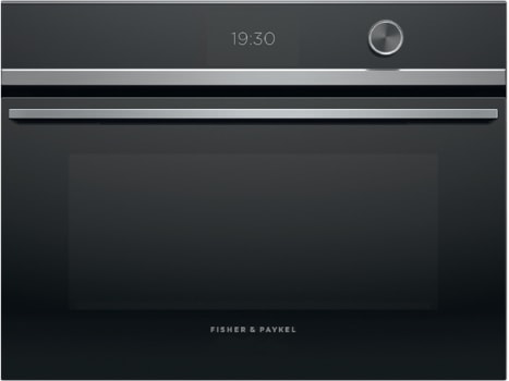 Fisher & Paykel Series 9 Contemporary Series OS24NDTDX1 - 24 Inch Single Combination Steam Smart Electric Wall Oven with 1.9 cu. ft. Oven Capacity in Front View