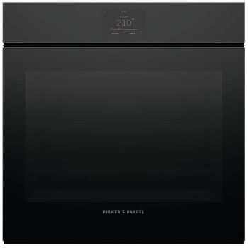 Fisher & Paykel Series 11 OS24SMTNB1 - 24 Inch Single Combination Steam Smart Electric Wall Oven in Front View