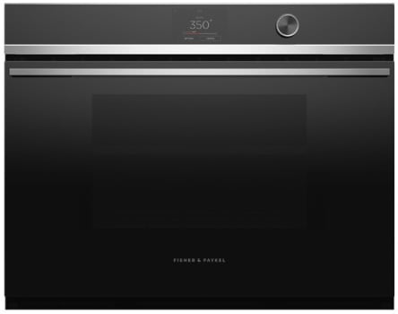 Fisher & Paykel Contemporary Series 11 OS30SDTDX1 - 30 Inch Single Combination Steam Smart Electric Wall Oven in Front View