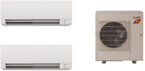 Mitsubishi Electric MITHH24KMULTI2HEAD1212 - 24,000 BTU Multi Zone Mini Split System