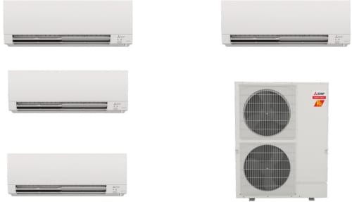 Mitsubishi Electric MITHH42KMULTI4HEAD999918 - 42,000 BTU Multi Zone Outdoor Unit