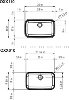 orx 110 franke sink