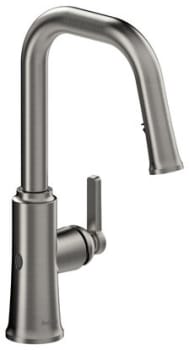 Rohl Trattoria TTSQ111SS - Trattoria™ Touchless Kitchen Single-Handle High Arc Pulldown Kitchen Faucet in Stainless Steel
