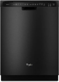 Whirlpool Wdf730payb Full Console Dishwasher With 15 Place Settings 6 Wash Cycles Sensor Cycle 7 Options Powerscour Option Adjustable Upper Rack And 55 Dba Black