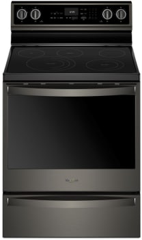 Whirlpool black stainless outlet range