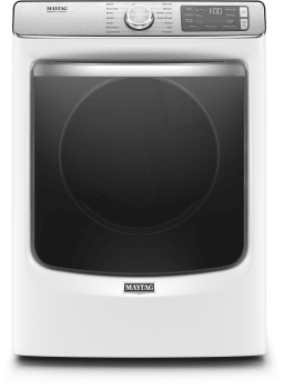 Maytag MED8630HW - 27 Inch Electric Smart Dryer with 7.3 Cu. Ft. Capacity