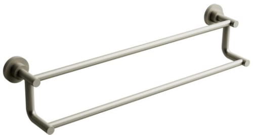 Rohl ST6BN - Star Double 24" Towel Bar in Brushed Nickel