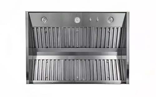Trade-Wind P7200 Series P7248ISL - 48 Inch P7200 Pyramid Island-Style Series Barbecue Grill Hood with In-Line Blower (Blower Sold Separately)