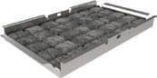 Thermador PABRICKBKN - Ceramic Black Briquettes with Basket
