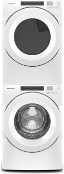 Amana AMWADRGW58002 - Stacked Washer and Dryer in White