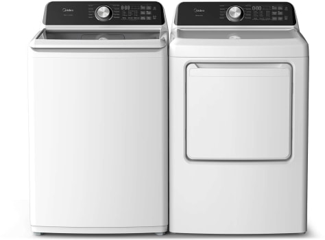 Midea MIDRWADREWW45M4B - Side by Side Washer and Electric Dryer
