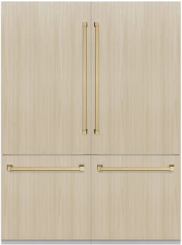 ZLINE RBIVZ60CB - 60 Inch Built-In Bottom Freezer French Door Refrigerator