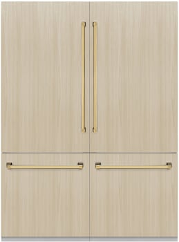 ZLINE RBIVZ60G - 60 Inch Built-In Bottom Freezer French Door Refrigerator