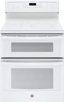 Ge Pb960tjww 30 Inch Freestanding Double Oven Electric Range With Ge Profile Pb960tjww Series 30 Electric Double Convection Oven White