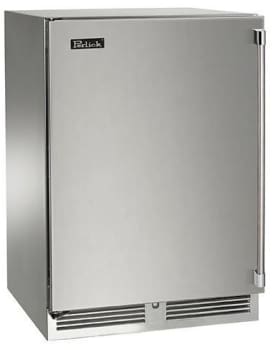 Perlick Hp24cs32l 24 Inch Undercounter Refrigerator And Wine Reserve With 5 Cu Ft Of Capacity Dual Temperature Zones 3 Full Extension Shelves Digital Temperature Controls Adjustable Led Lighting And Stainless Steel Interior
