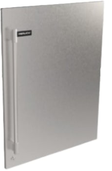 Perlick G5 LUXE 1056124 - 24 Inch Solid Overlay Panel Kit with Premium Knurl Finish, Left Hinge, No Lock