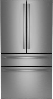 GE PGD29BYTFS 36 Inch Freestanding 4 Door French Door Smart