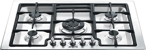 Smeg Classic Design PGFU30X - 30" Classic Gas Cooktop in Stainless Steel